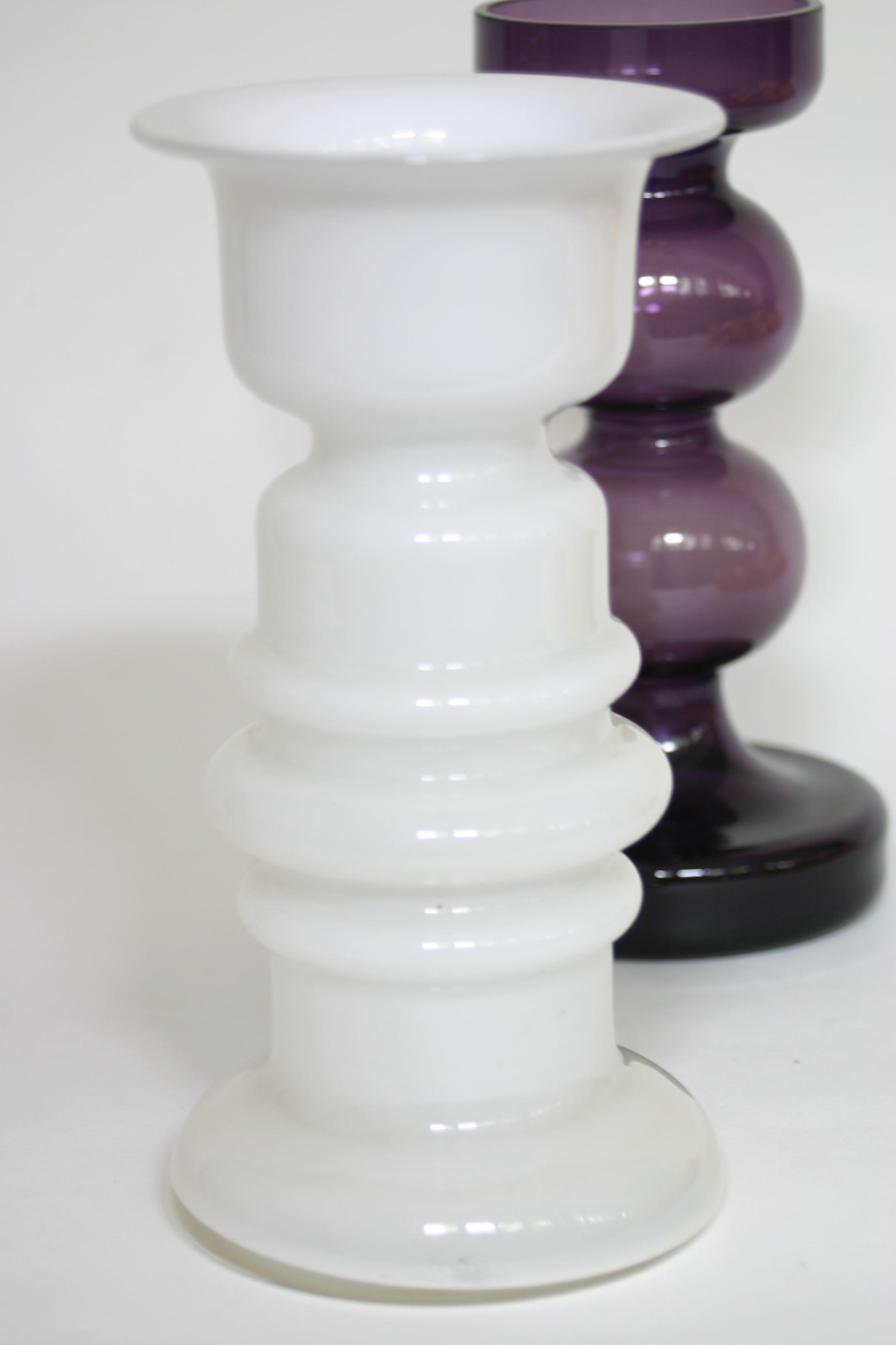 Ingrid glass white vase