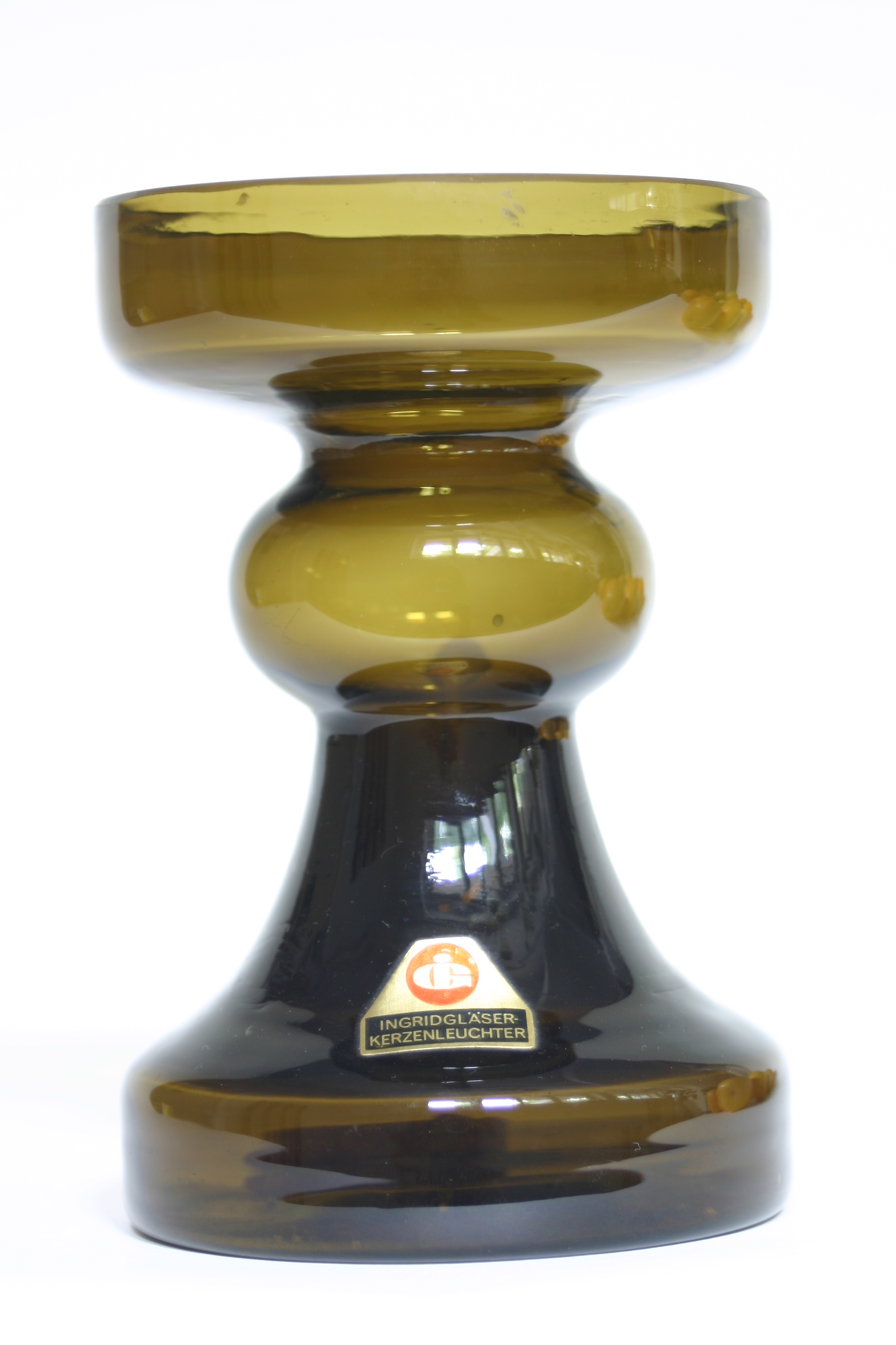 Ingrid glass candlestick 