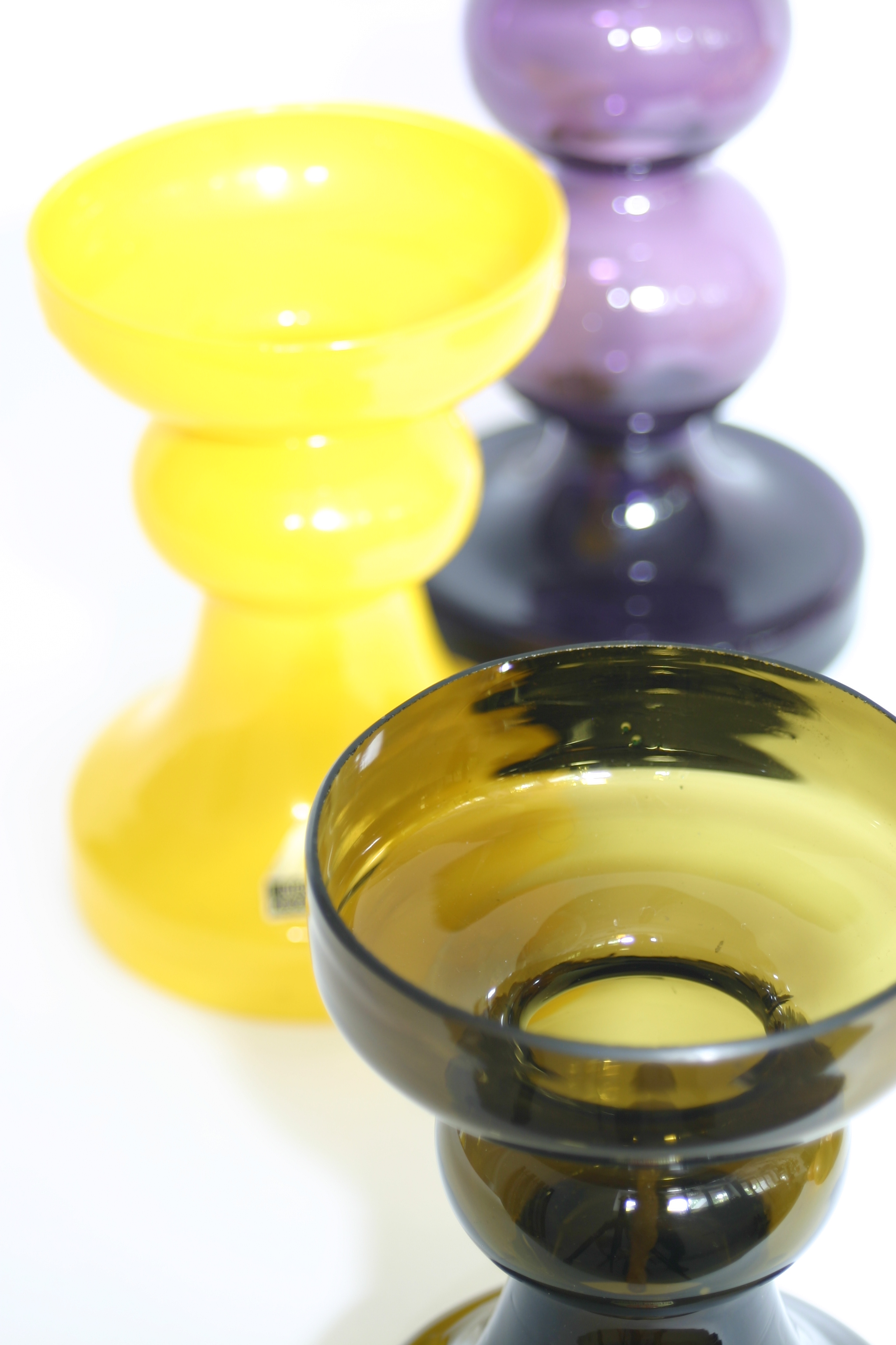 Ingrid glass candlestick 